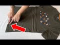 Comment plier un tshirt en 2 secondes astuce pratique