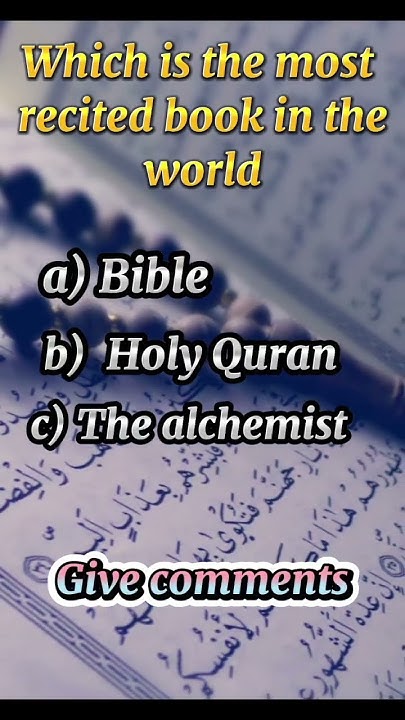 which-is-the-most-recited-book-in-the-world-ytviral-islamicstatus