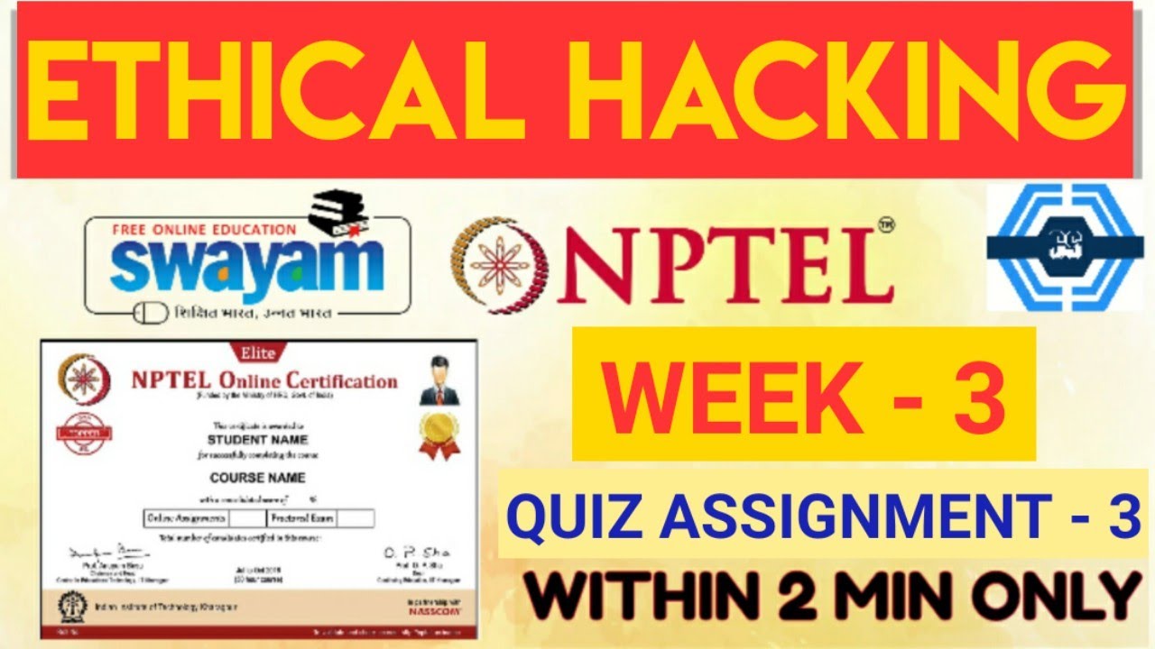 nptel ethical hacking week 3 assignment answers