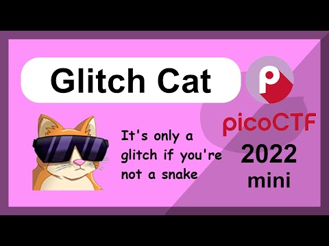 Beginner picoMini 2022 - General Challenges - Glitch Cat