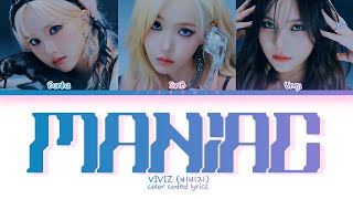 Download lagu VIVIZ MANIAC Lyrics (Color Coded Lyrics)
