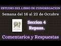ESTUDIO DE LIBRO DE CONGREGACIÓN ✅ SEMANA DEL 16 AL 22 DE OCTUBRE