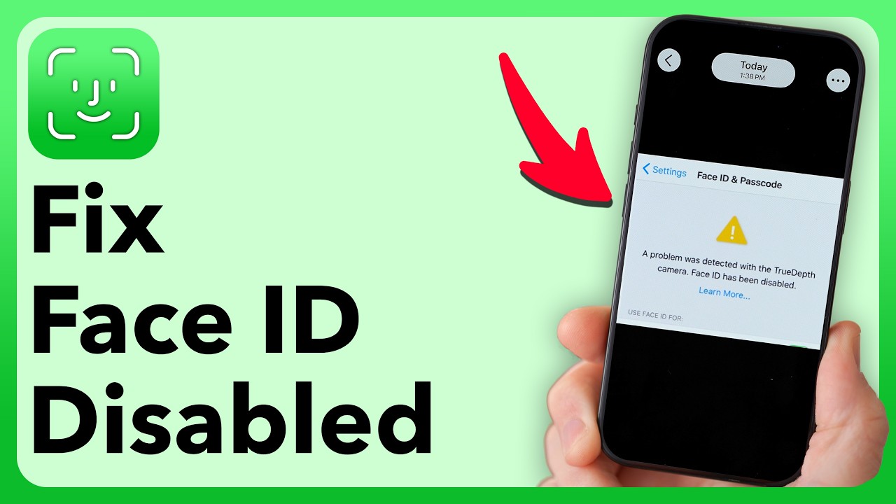 How to Fix Face ID Disabled on iPhone - Face ID Not Available