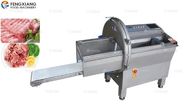 Automatic Fast Bacon Slicer Frozen Meat Slicing Machine