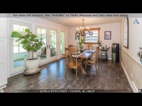 10766 E 97th Street, Fishers, IN home video tour