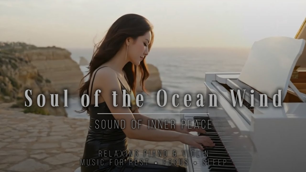 Soul of the Ocean Wind | Relaxing Piano & Violin Music for Sleep, Meditation, Study & Stress Relief