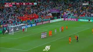 كاس العالم 2022 : الارجنتين 2 - 2 هولندا | هدف هولندا الثاني هدف التعادل