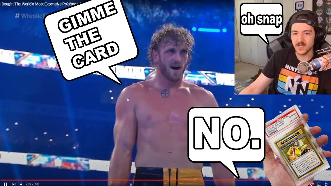 PAP3RZREACT: I Bought The Most Expensive Pokemon Card in the World Logan Paul