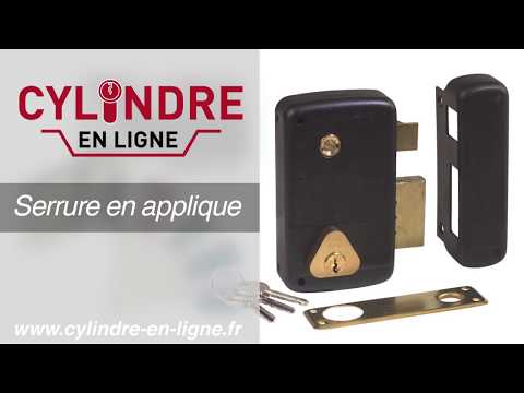 Serrure en applique monopoint