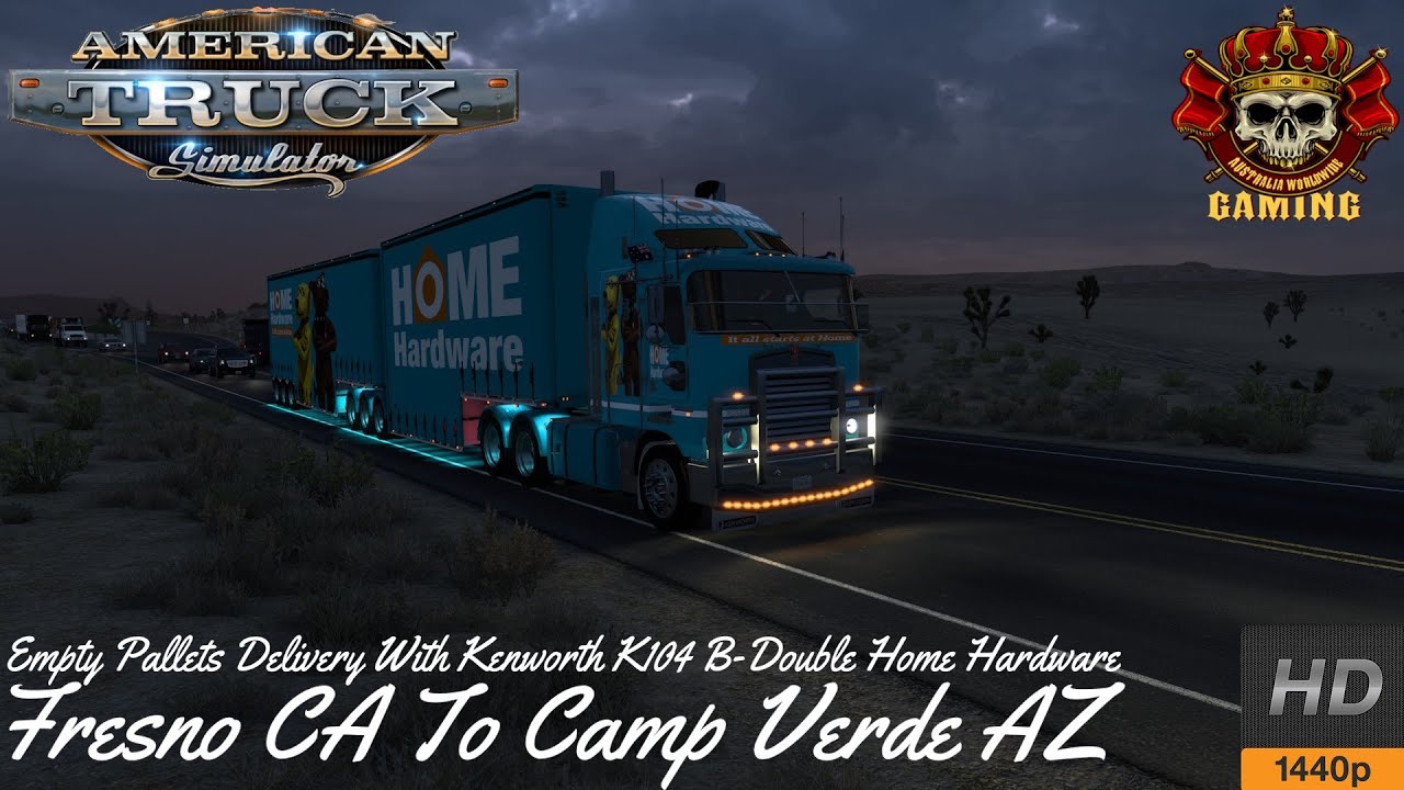Fresno CA To Camp Verde AZ - Kenworth K104 B-Double Home Hardware ...