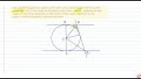 IIT JEE CONIC SECTIONS Two parallel tangents to a given circle are cut by a third tangent at   th...