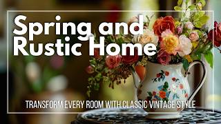 Transform Every Room with Classic Vintage Style Spring and Rustic Home Decor Ideas