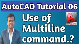 How to use Multiline command || Autocad course online ||  Auto CAD Tutorial