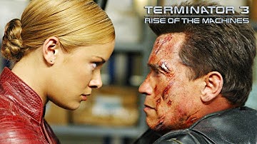 Terminator 3 - Fire truck vs T-X champion crane & action u
