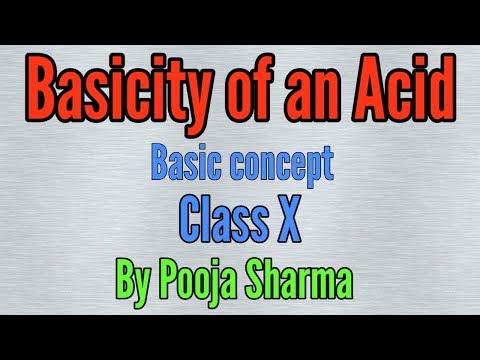 Video: How To Determine The Basicity Of An Acid