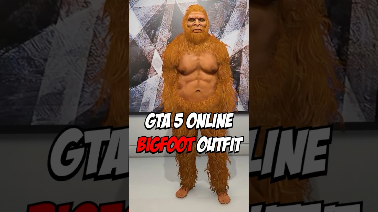 BIGFOOT OUTFIT HALLOWEEN GTA 5 ONLINE! 