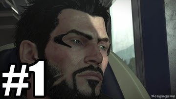 Deus Ex: Mankind Divided Gameplay Walkthrough Part 1 - First 60 Minutes - PS4