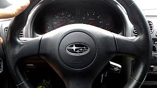 1997 subaru legacy steering wheel swap 2007 outback pt.2