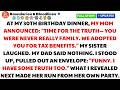My Mom Announced I Was Adopted For A Tax Write-Off At My Birthday—What I Revealed Changed Everything