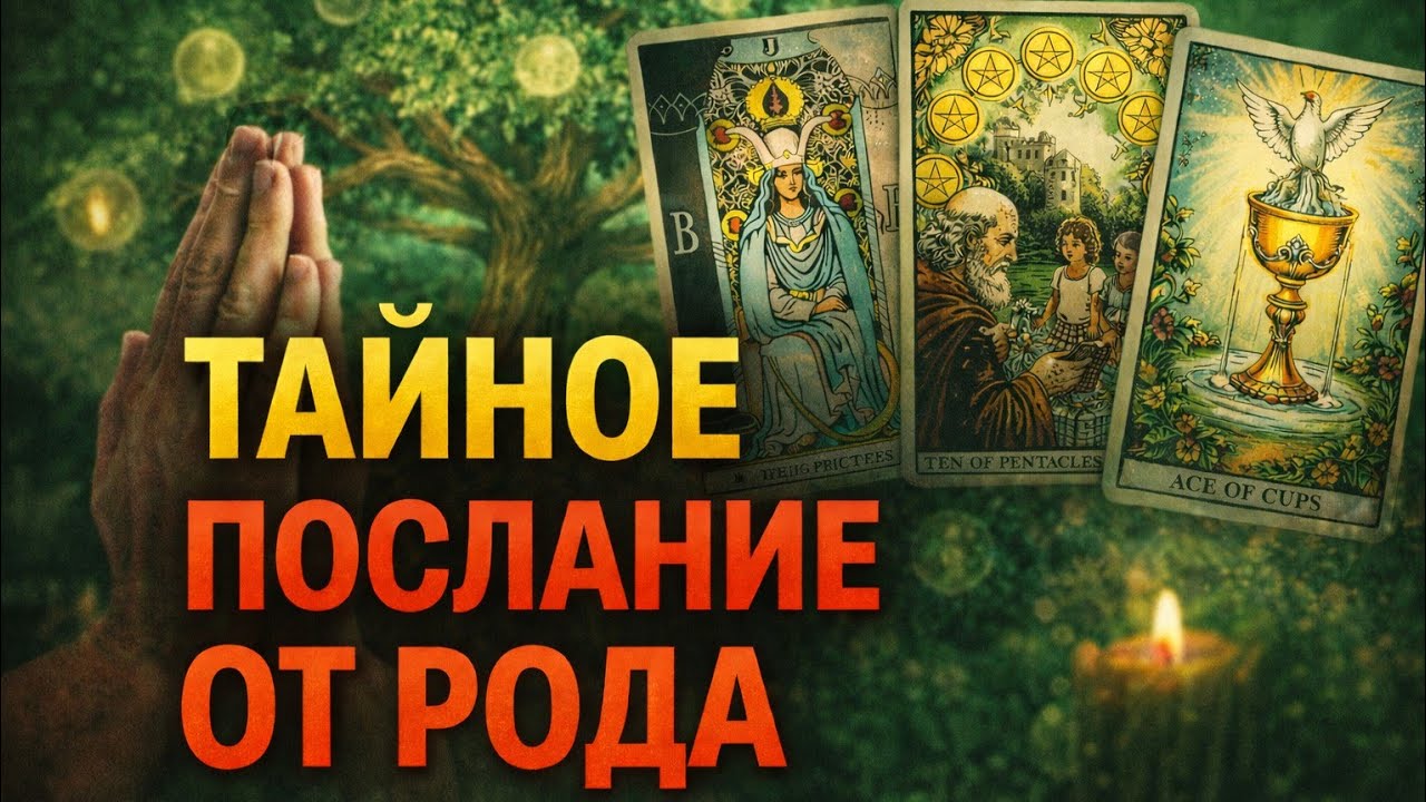 🌳🔥 Тайное ПОСЛАНИЕ от РОДА ОТЦА для тебя ⚖️⚔️🛡#таро #tarot #враг #магия #любовь #расклад #ольгазнаю