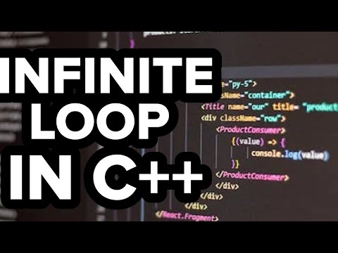 How to make Infinite Loop in C++