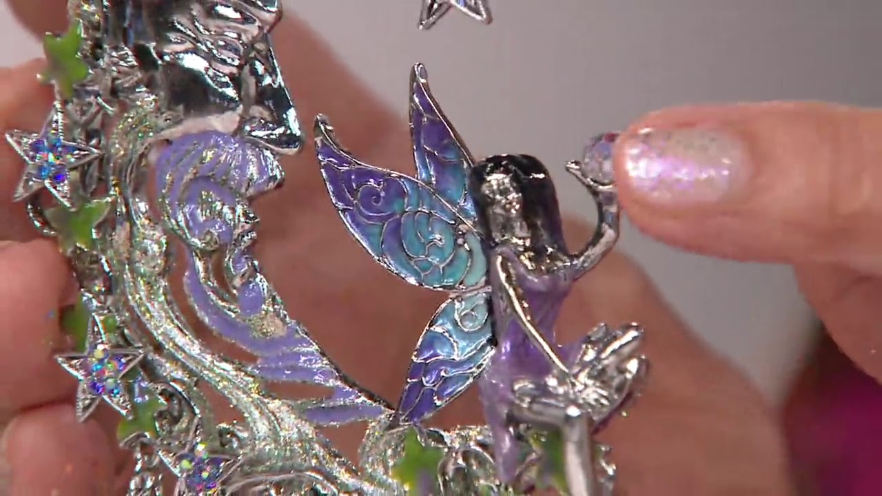 Kirks Folly Moondust Fairy Wind Chime on QVC YouTube