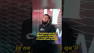 Khamzat Chimaev pense qu'Alex Pereira est le combat le plus facile pour lui