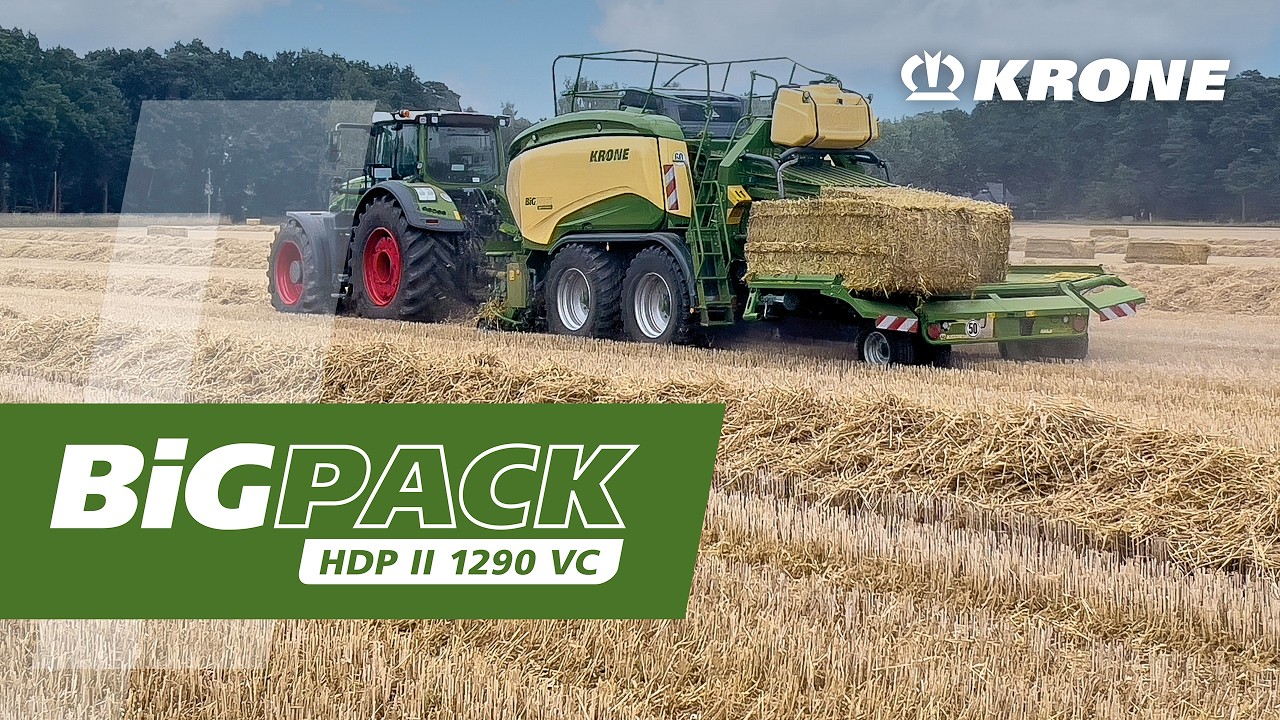 KRONE BiG Pack HDP II 1290 (VC) – Maximale Ballendichte. Maximale Schlagkraft. Keine Kompromisse.