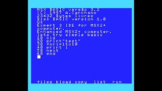 MSX2+ - Expert 3 IDE by Ciel