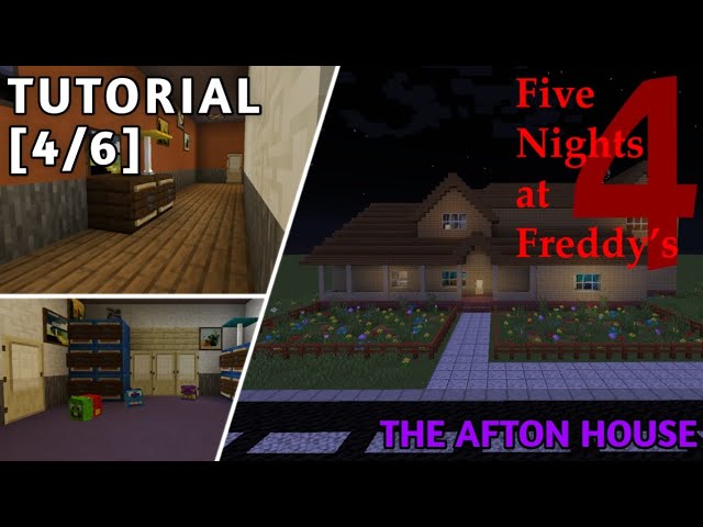 FIVE NIGHTS AT FREDDY'S 4 MINECRAFT MAP DOWNLOAD (Fnaf 4 Map