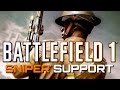 Battlefield 1: Sniper in the Ruins (PS4 PRO Sniping Gameplay)