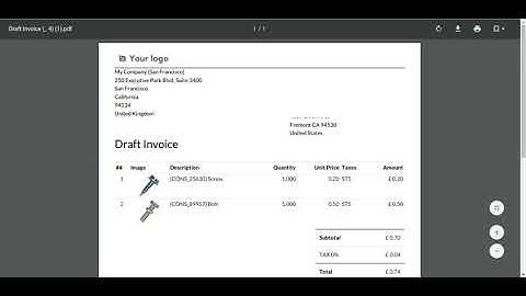 Invoice Product Image, Serial Number, Tax Remove In Report Odoo