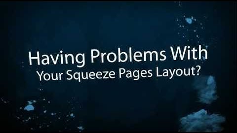 Squeeze Page Generator