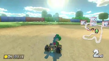 Almost going the wrong way & forgetting I was playing in mirror mode! [MARIO KART 8 DELUXE]