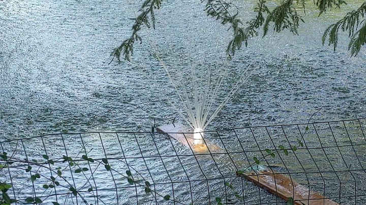 DIY Pond Fountain prototype V1 demonstration