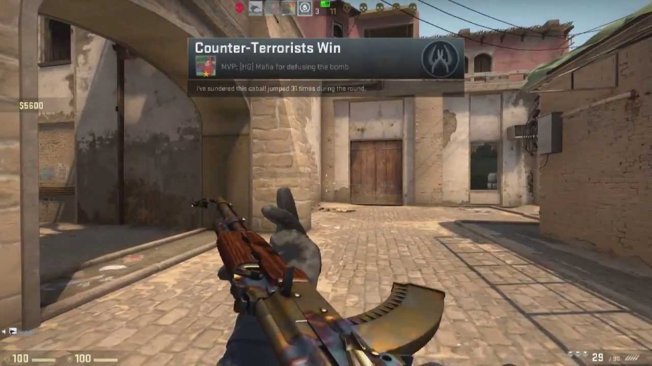 ak 47 case hardened counter strike go skin youtube