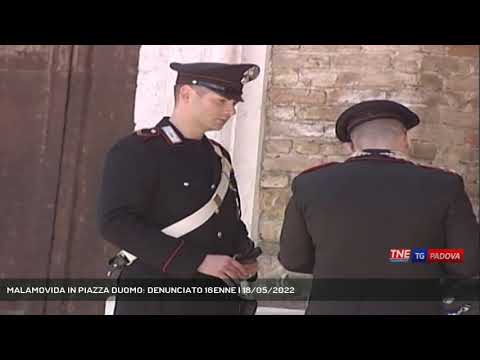 MALAMOVIDA IN PIAZZA DUOMO: DENUNCIATO 16ENNE | 18/05/2022