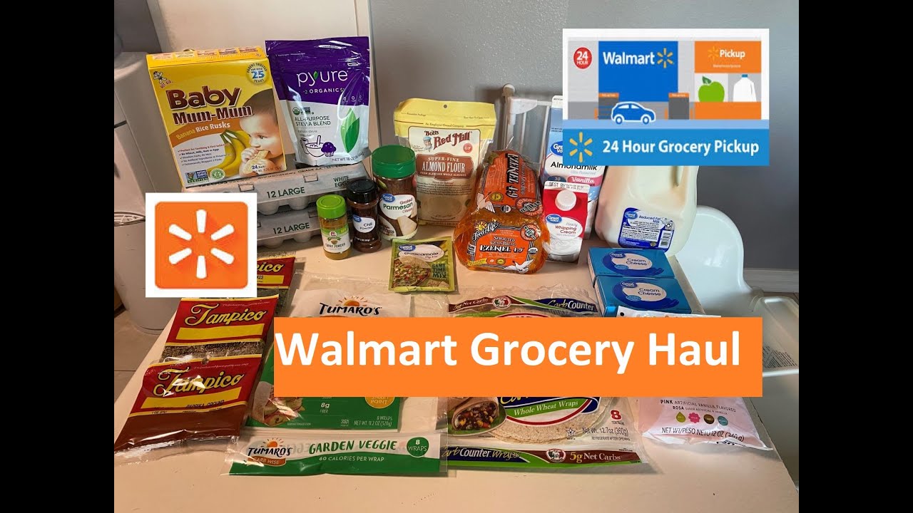 First Time Walmart Grocery Pick Up Haul Apr 22 2020 YouTube