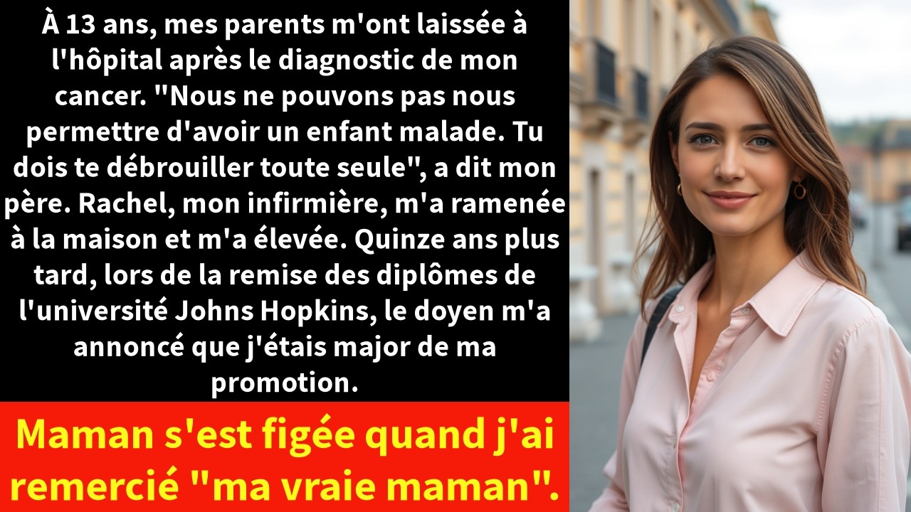 À 13 ans, mes parents m'ont laissée à l'hôpital après le diagnostic de mon cancer.