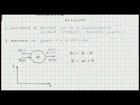 Video: Cómo Encontrar La Energía Interna De Un Gas