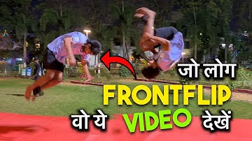 Frontflip नहीं आती तो देखो🤫/ Frontflip कैसे करे/ hyperhook Aashish