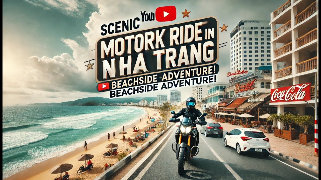Scenic Motorbike Ride in Nha Trang 🏍️ | Coastal Road Beach Views & City Life | 