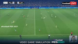 MEXICO vs SOUTH AFRICA - FIFA World Cup 2026 Group Stage | Full Match All Goals | Simulation PES screenshot 2