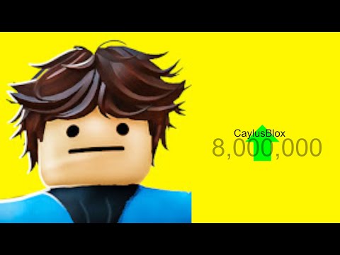 @caylusblox Hits 8M subcribers!!!!