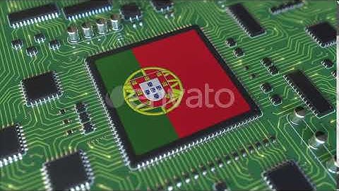 Flag of Portugal on the Operating Chipset | Motion Graphics - Envato elements