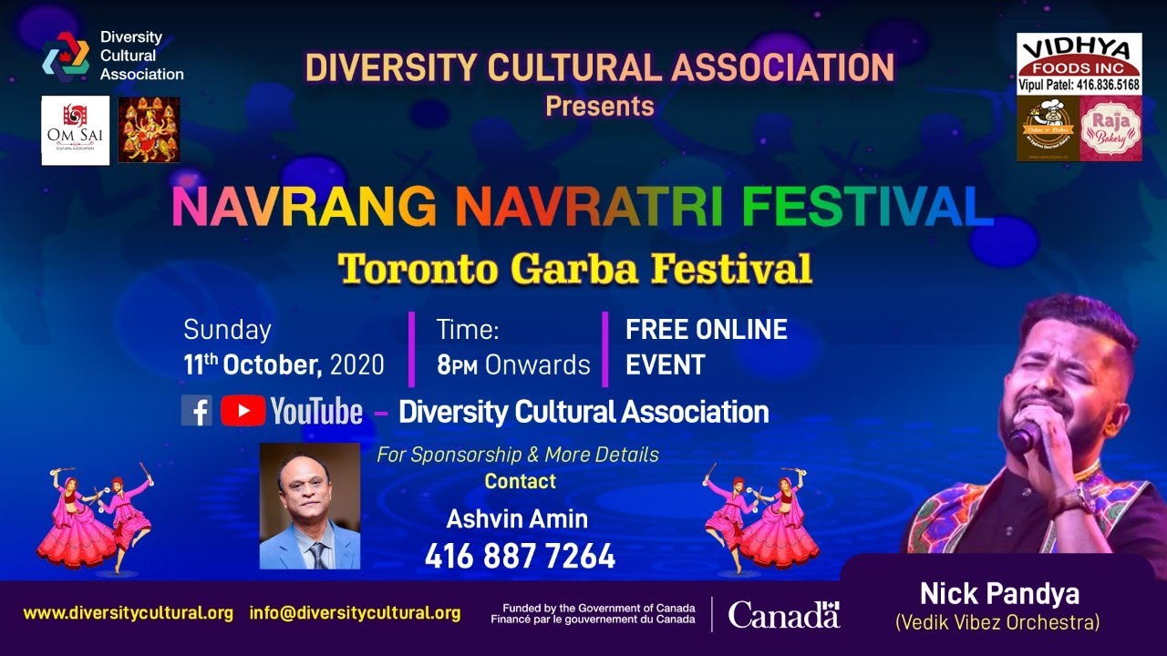 Navrang Navratri Festival Oct 11, 2020 | Nick Pandya & Group