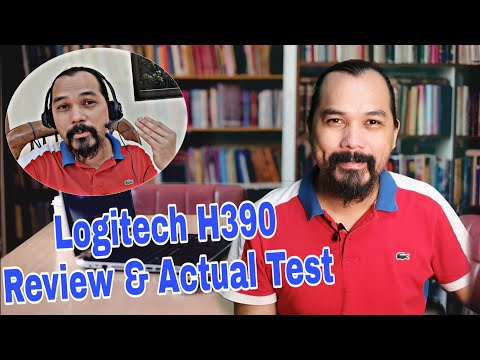 Logitech H390 Review and Actual Real Situation Test - Is the Noise Cancelling Mic Really Effective?