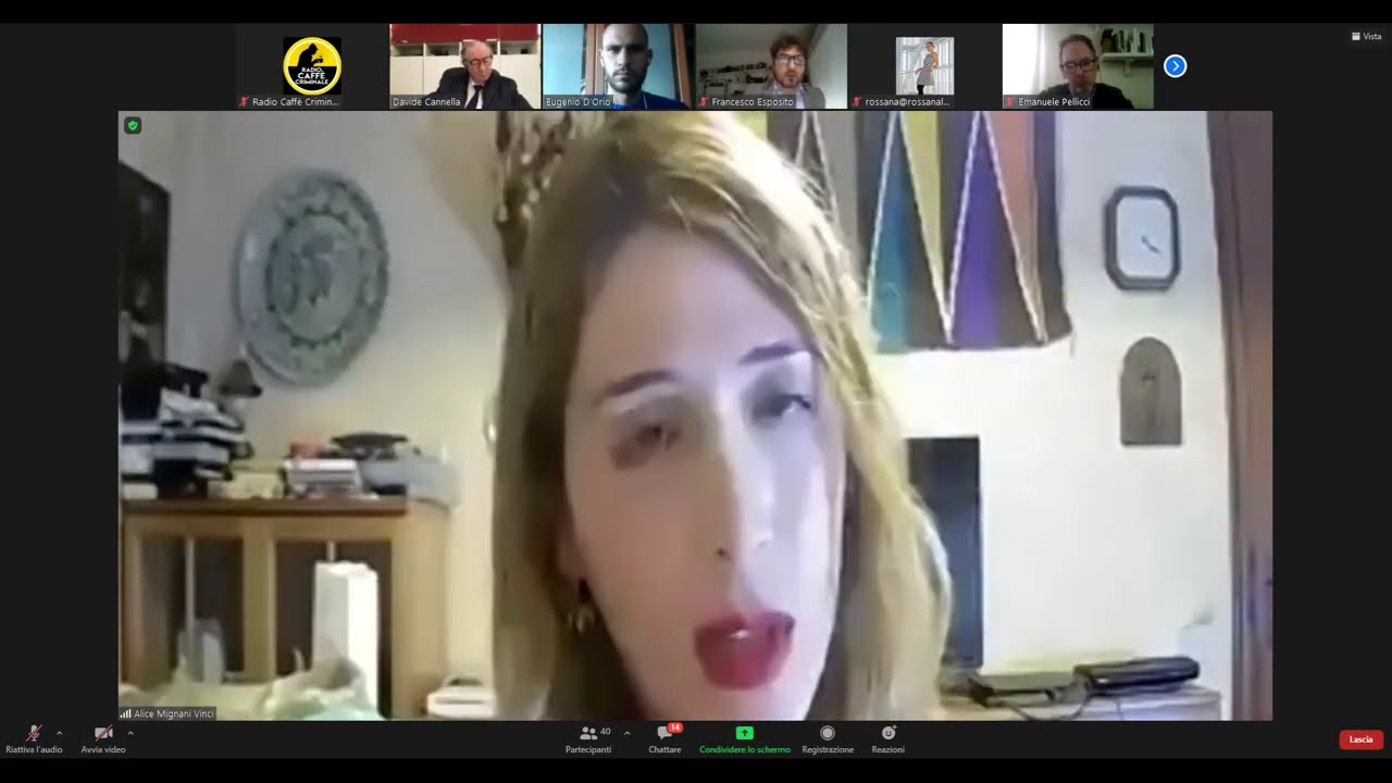 LA RIEDUCAZIONE DEL REO (strumenti disponibili e criticità del sistema) - Webinar Scienze Forensi