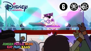 Jongen Meisje Hond Kat Muis Kaas | DJ Kat! | Disney Channel NL
