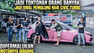 VIRAL JADI TONTONAN PEMULUNG JEMPUT PACARNYA NAIK CIVIC TURBO!! TAPI..
